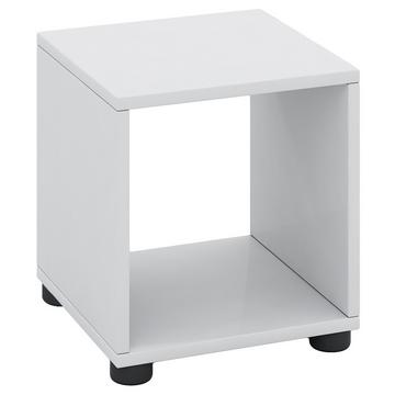 Holz Würfel Badezimmer | Badregal | Maße: H. 34 x B. 31 x T. 30 cm | Sitzhocker - Benos-1 Fach