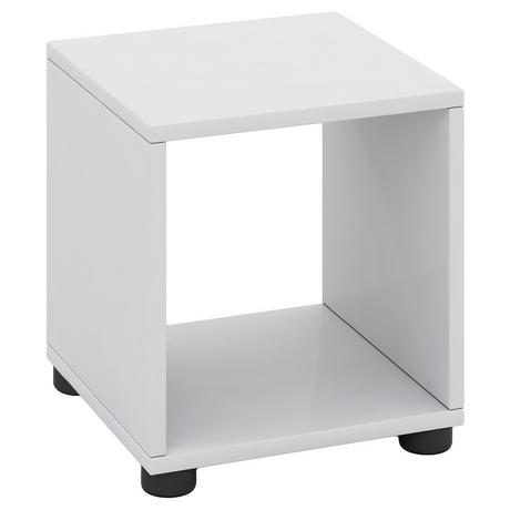 VCM Holz Würfel Badezimmer | Badregal | Maße: H. 34 x B. 31 x T. 30 cm | Sitzhocker - Benos-1 Fach  