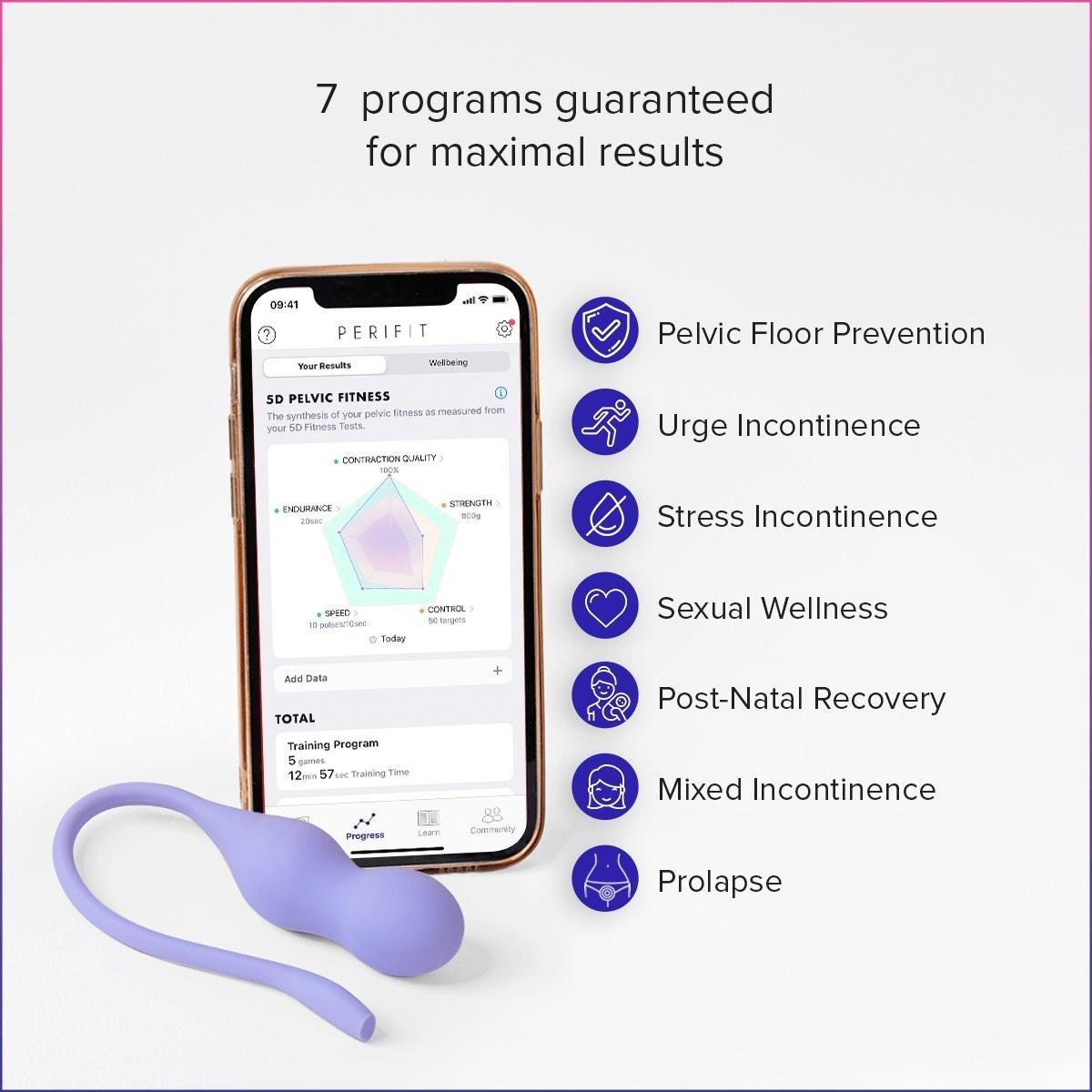 PERIFIT  Perifit Care+ rééducateur du plancher pelvien contrôlé par une application 