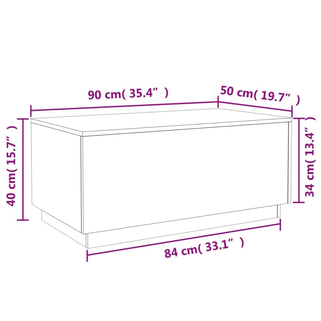 VidaXL Couchtisch holzwerkstoff  