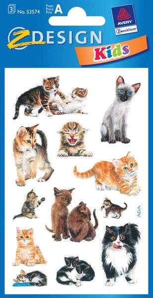 Z-DESIGN Z-DESIGN Sticker Kids 53574 Katzen 3 Stück  