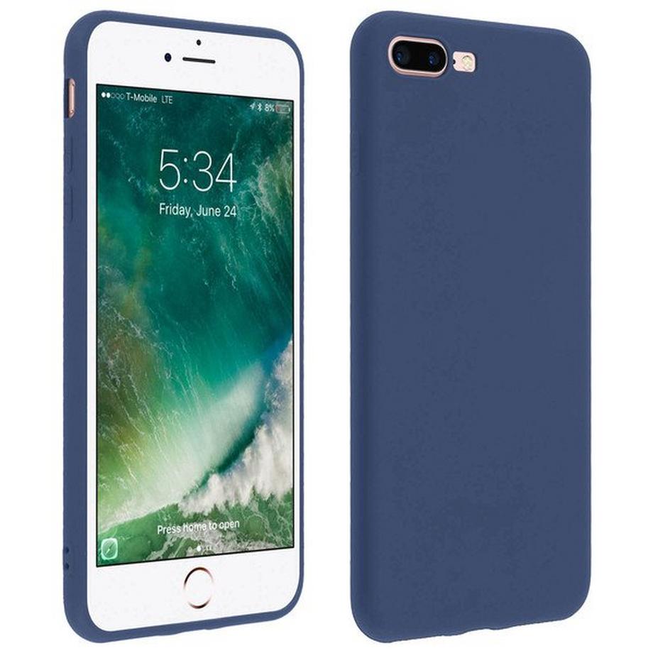 Avizar  Cover Soft Touch Blu iPhone 7 + / 8 + 