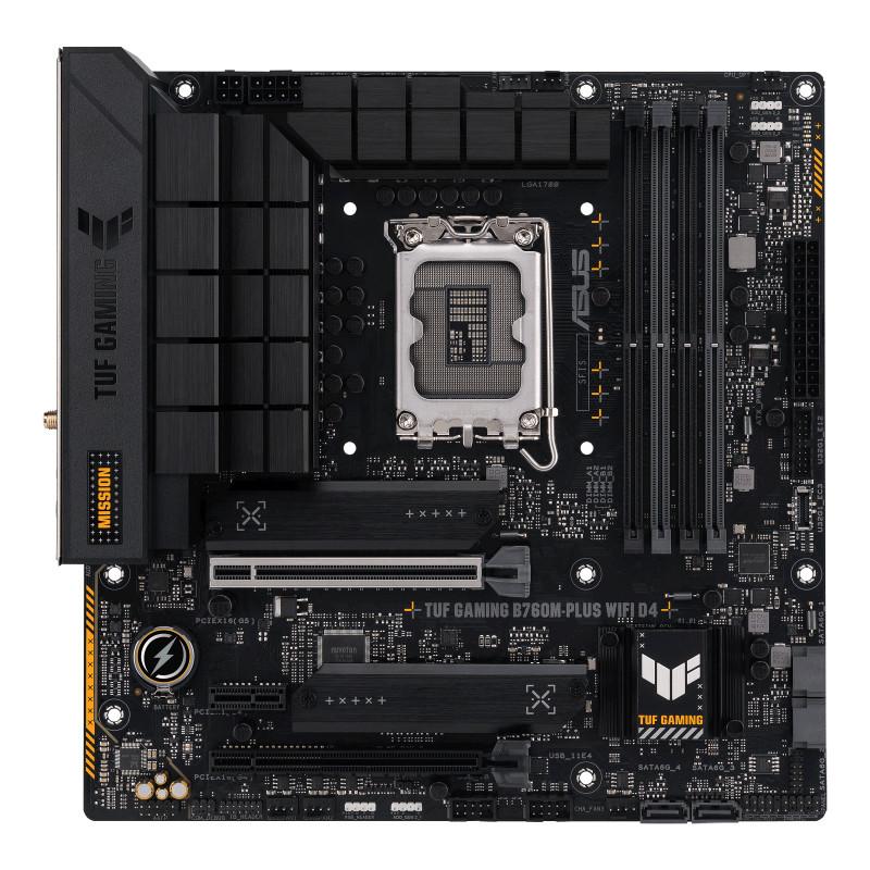 ASUS  TUF GAMING B760M-PLUS WIFI D4 Intel B760 LGA 1700 micro ATX 