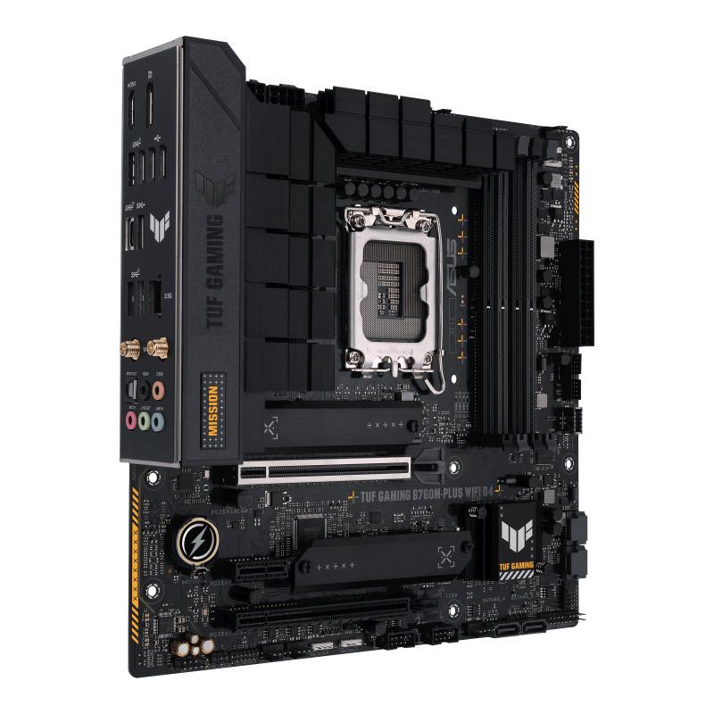 ASUS  TUF GAMING B760M-PLUS WIFI D4 Intel B760 LGA 1700 micro ATX 