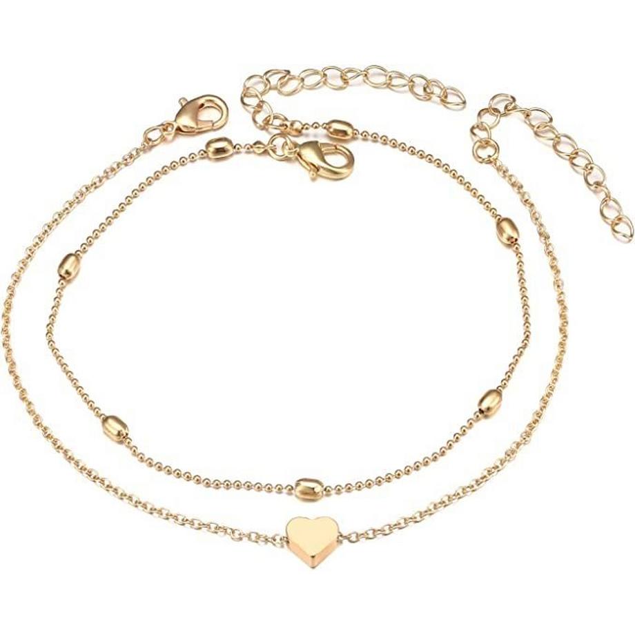 eStore  Fußkettchen, 2x - Gold 