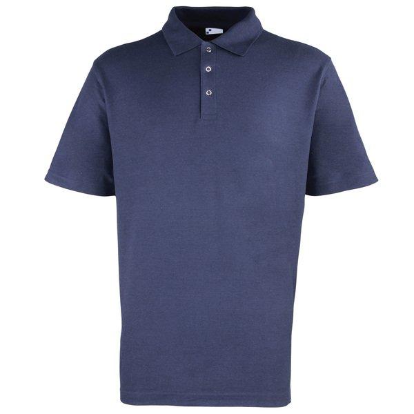 Image of Poloshirt, Unifarben Herren Marine XXL