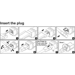 Renkforce  Panneau de brassage Rnekforce modulaire 24 ports Keystone modulaire 45° 