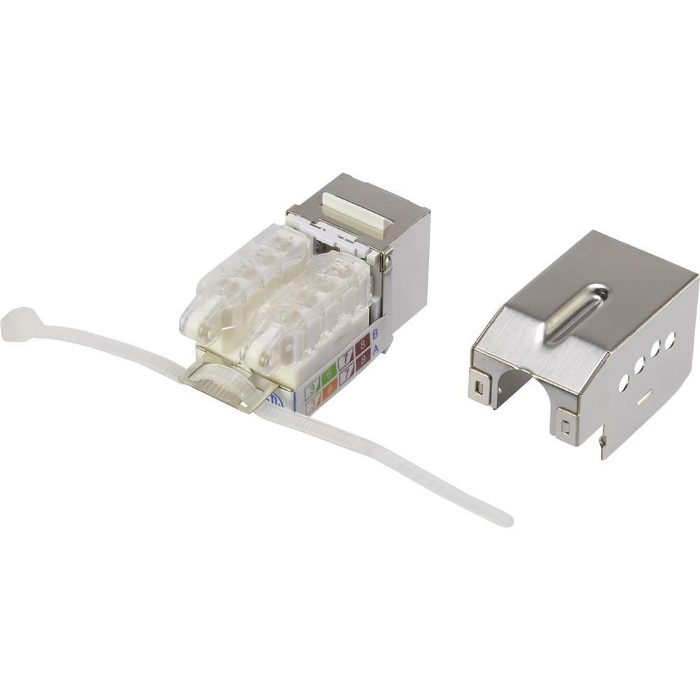 Renkforce  Panneau de brassage Rnekforce modulaire 24 ports Keystone modulaire 45° 