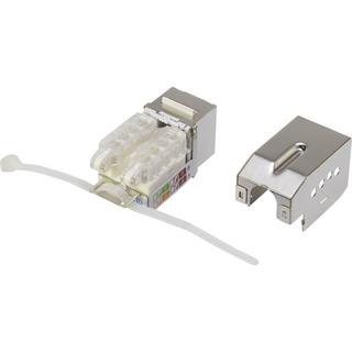 Renkforce  Panneau de brassage Rnekforce modulaire 24 ports Keystone modulaire 45° 