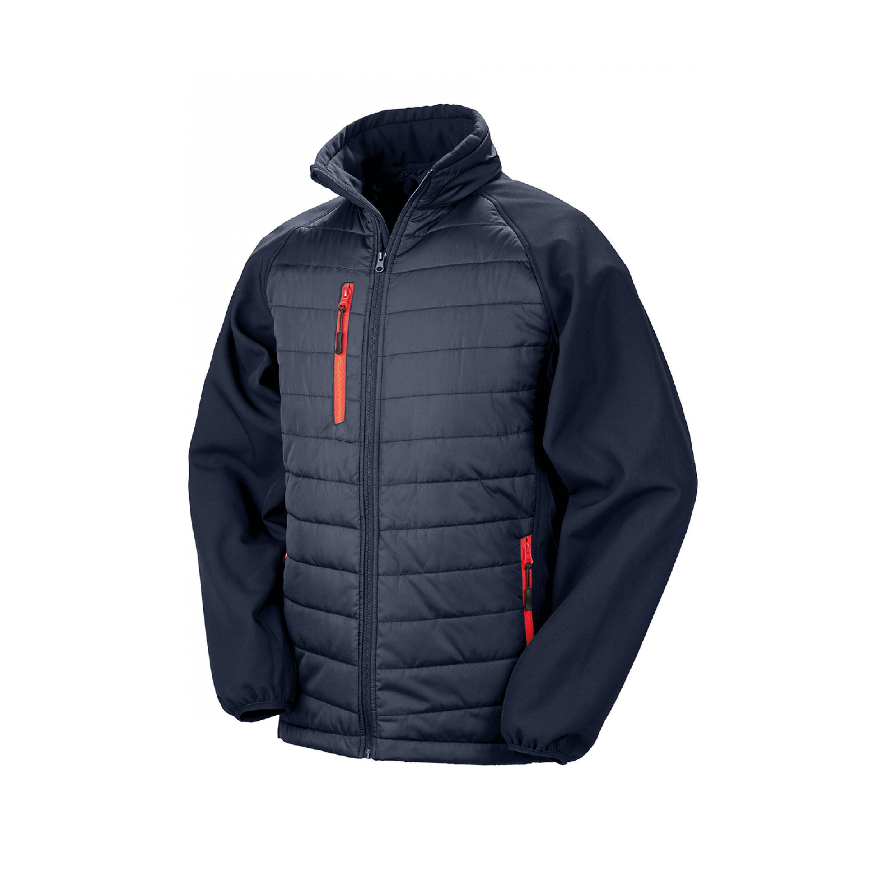 Result  doudoune recyclée softshell black copass softshell 