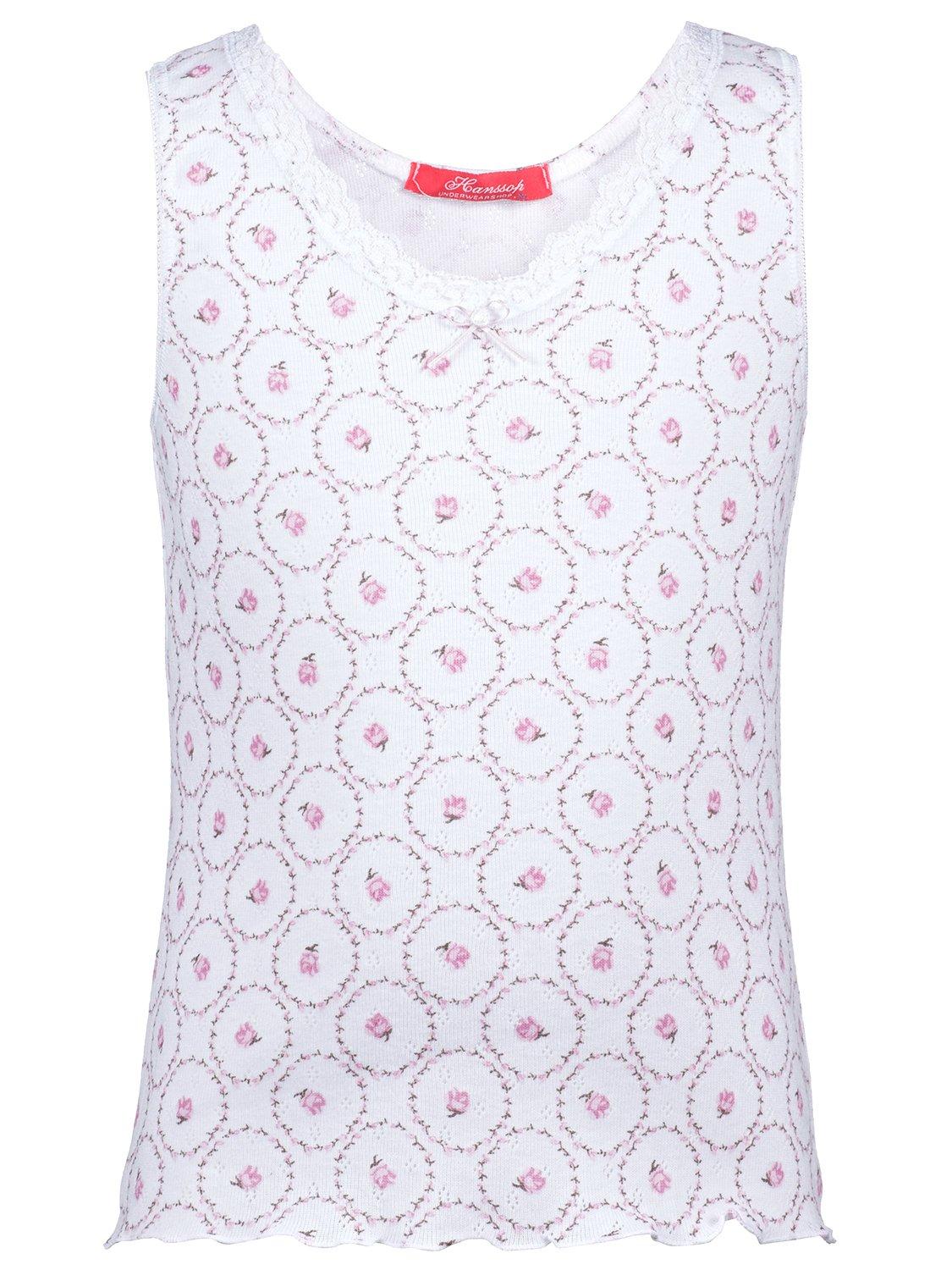 Image of Unterhemd Rose Design Mädchen Pink 128