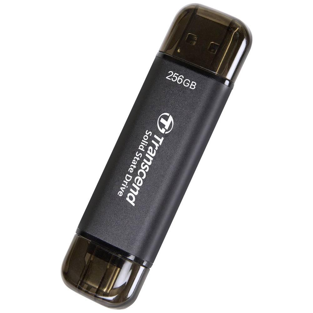 Transcend  External SSD, ESD310C, USB 10Gbps, Type C/A Black 