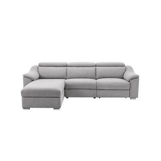 Vente-unique Ecksofa mit elektrischer Relaxfunktion PEDRERA Stoff Ecke links  