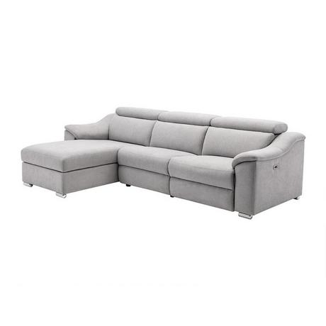 Vente-unique Ecksofa mit elektrischer Relaxfunktion PEDRERA Stoff Ecke links  