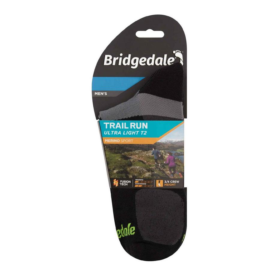 Bridgedale  1 Paio Calzini Corsa Caviglia Ultraleggeri in Lana Merino 