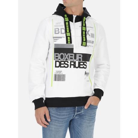 BOXEUR DES RUES  Sweat à capuche Trucker double couche 