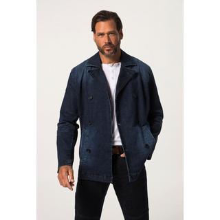 JP1880  Caban, Jacke, Denim, doppelreihige Knopfleiste 