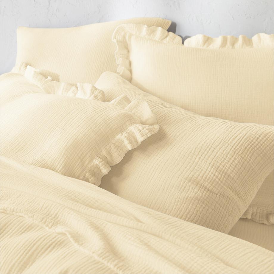 La Redoute Intérieurs Kumla Taie d'oreiller en gaze de coton  