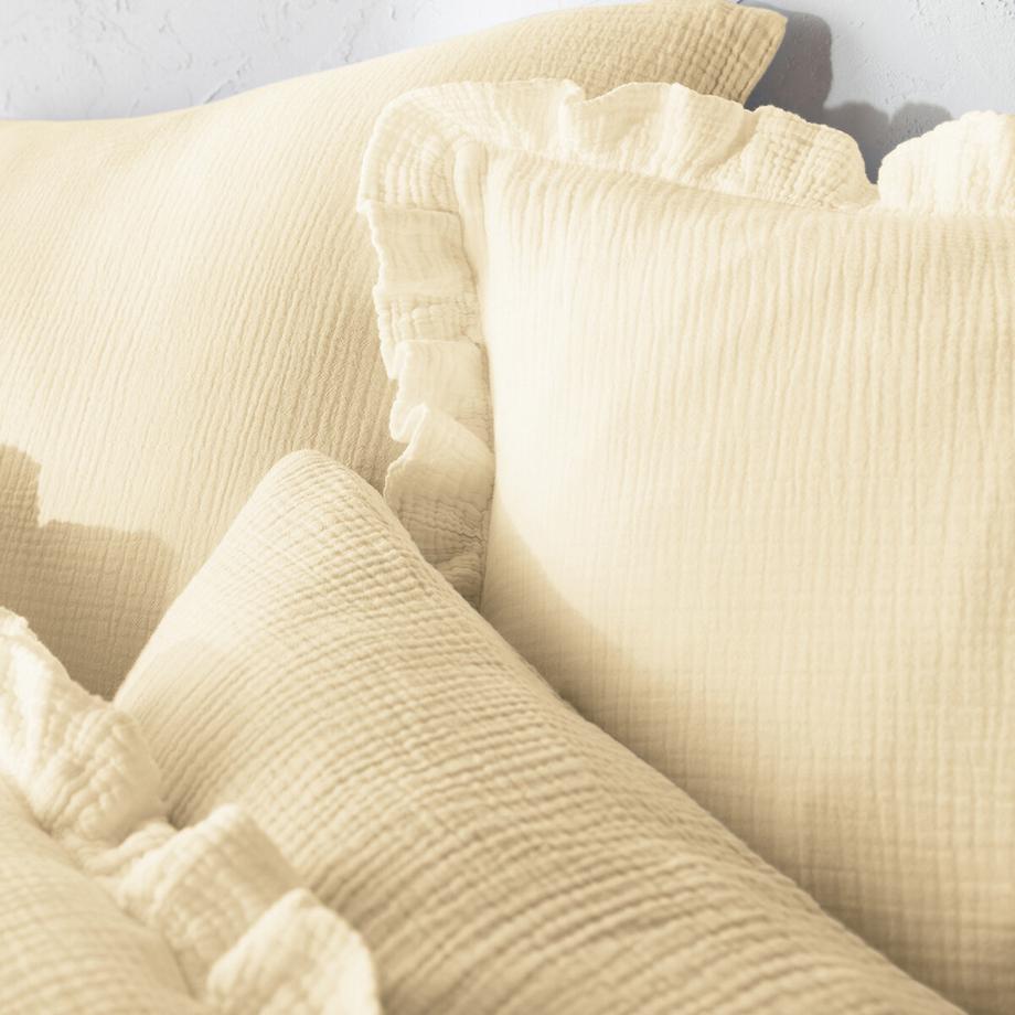 La Redoute Intérieurs Kumla Taie d'oreiller en gaze de coton  