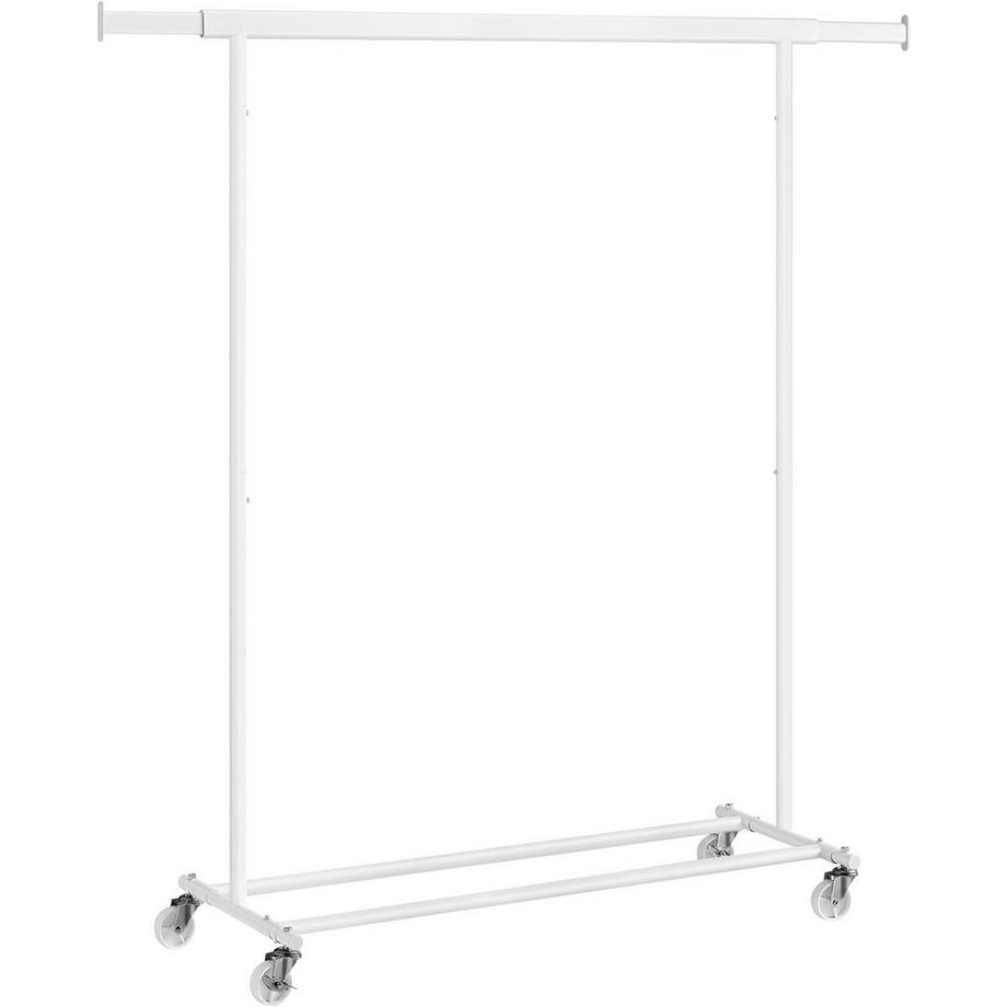 Pricenet  Portant à vêtements extensible robuste avec roulettes 