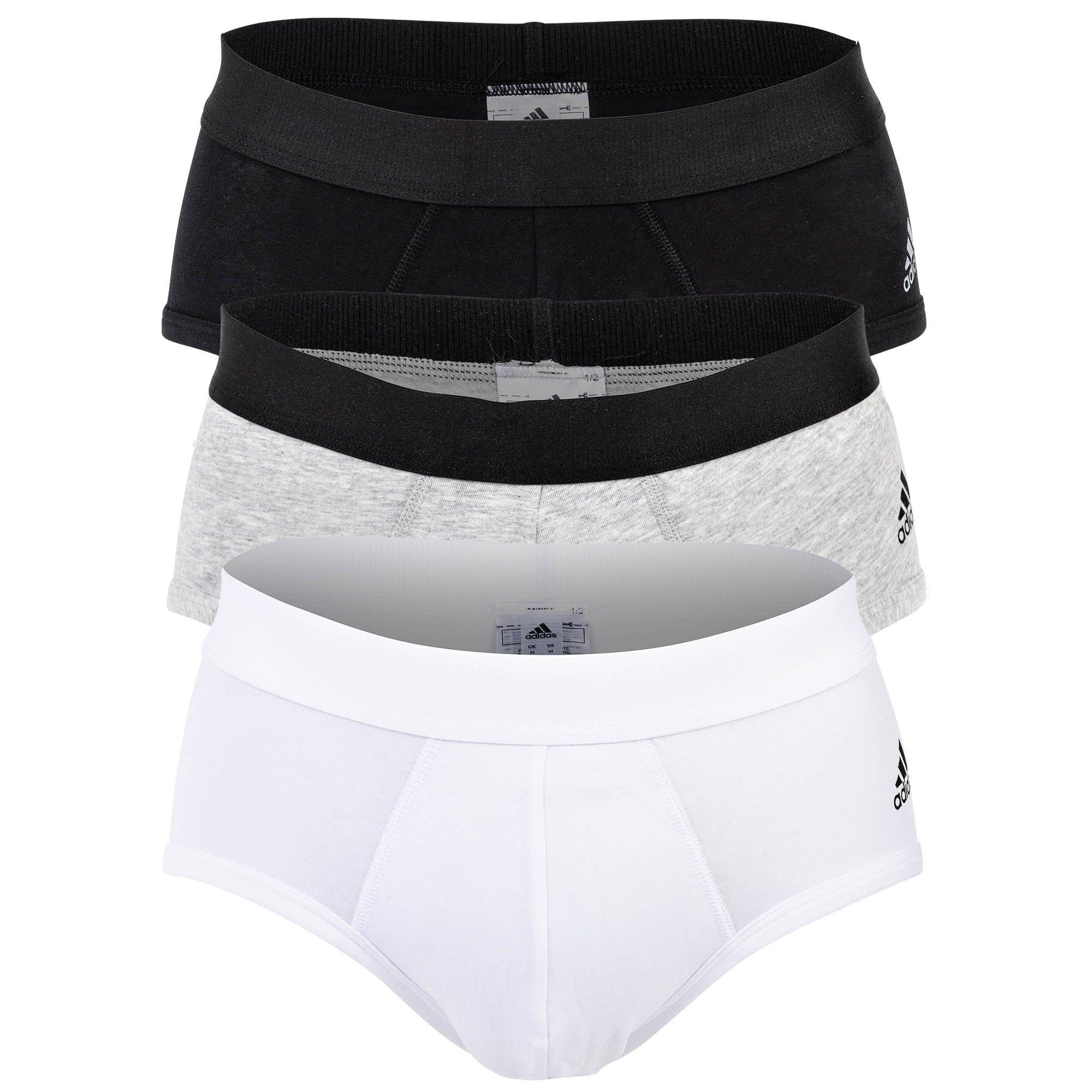 Image of adidas Slip 3er Pack Stretch Unisex Weiss M