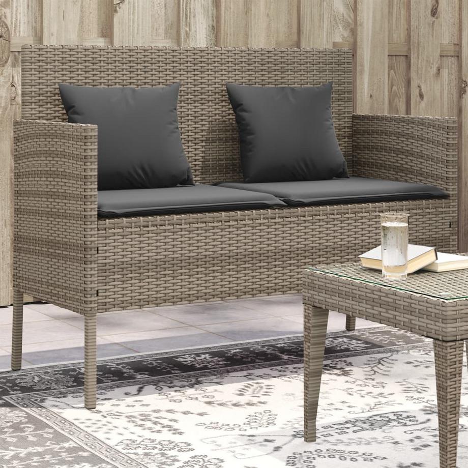 VidaXL Gartenbank poly-rattan  