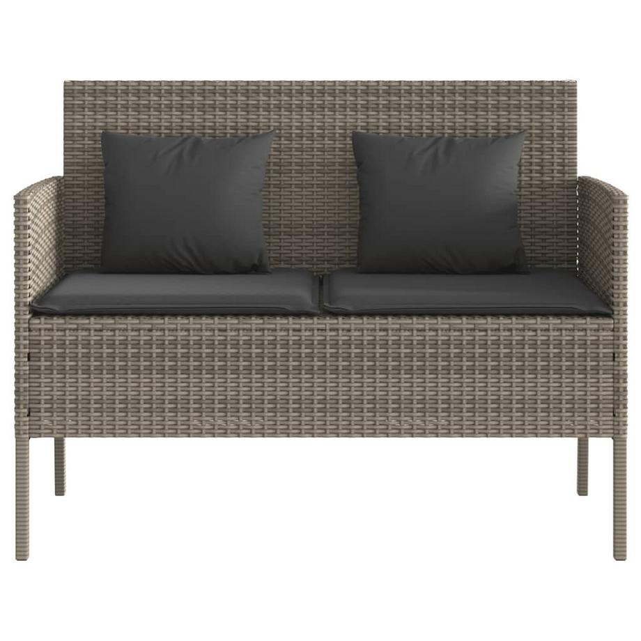 VidaXL Gartenbank poly-rattan  