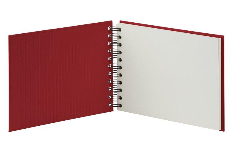 Rössler Rössler S.O.H.O. album fotografico e portalistino Rosso 40 fogli Rilegatura a spirale  