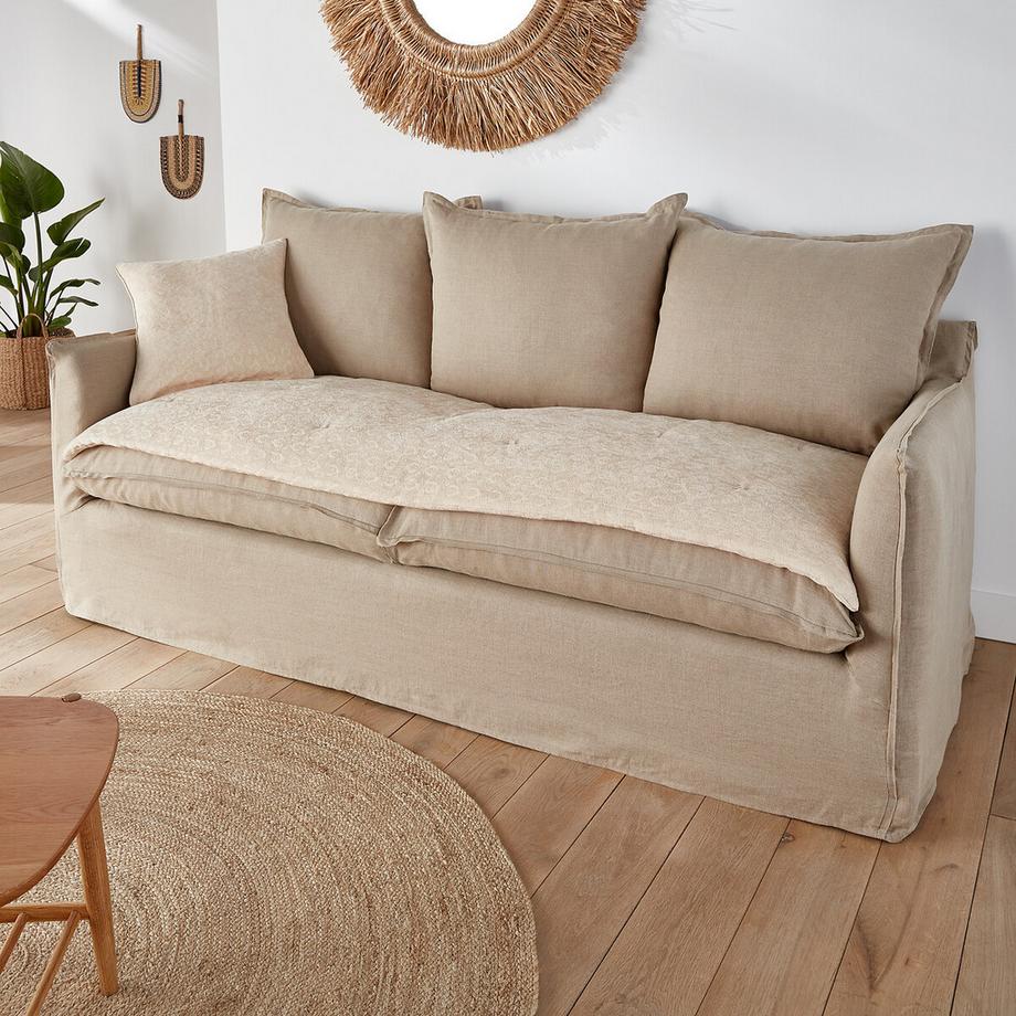 La Redoute Intérieurs Bodenmatratze Nour aus Samt  