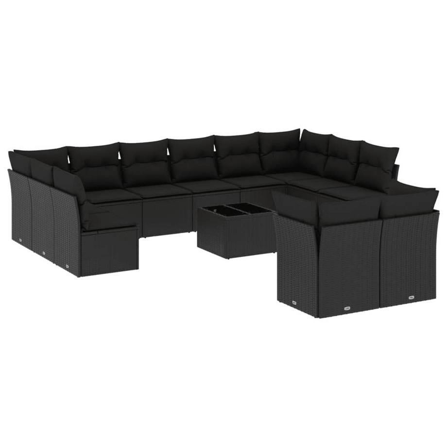 Ensemble de canapés de jardin rotin synthétique