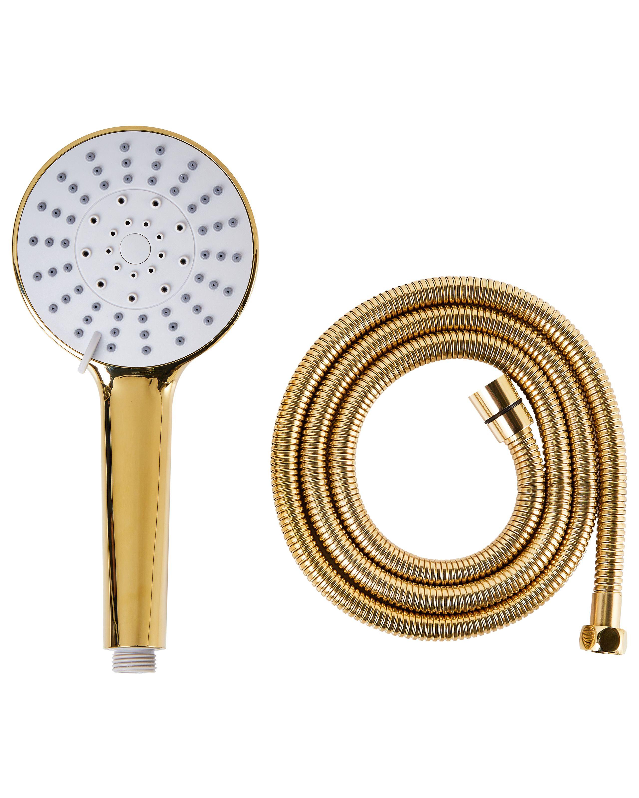 Beliani Duschkopf mit Schlauch aus ABS (robuster Kunststoff) Klassisch UCHIZA  