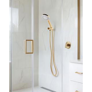 Beliani Duschkopf mit Schlauch aus ABS (robuster Kunststoff) Klassisch UCHIZA  