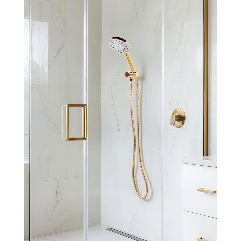 Beliani Kit de pommeau de douche avec tuyau flexible en ABS (matière synthétique durable) Traditionnel UCHIZA  