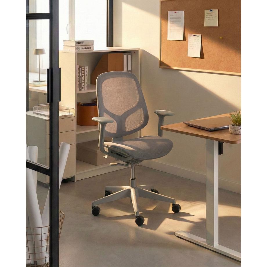 Beliani Chaise de bureau en Tissu maillé Moderne AERI  