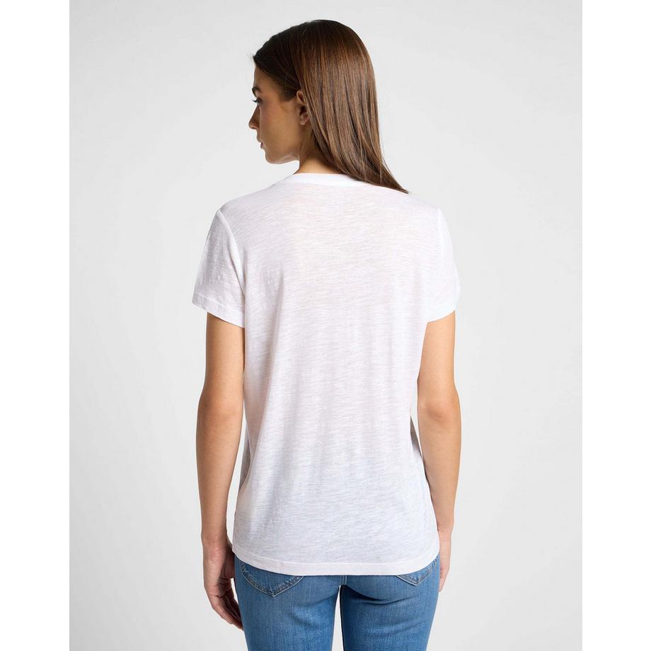 Lee V-Ausschnitt T-Shirt  