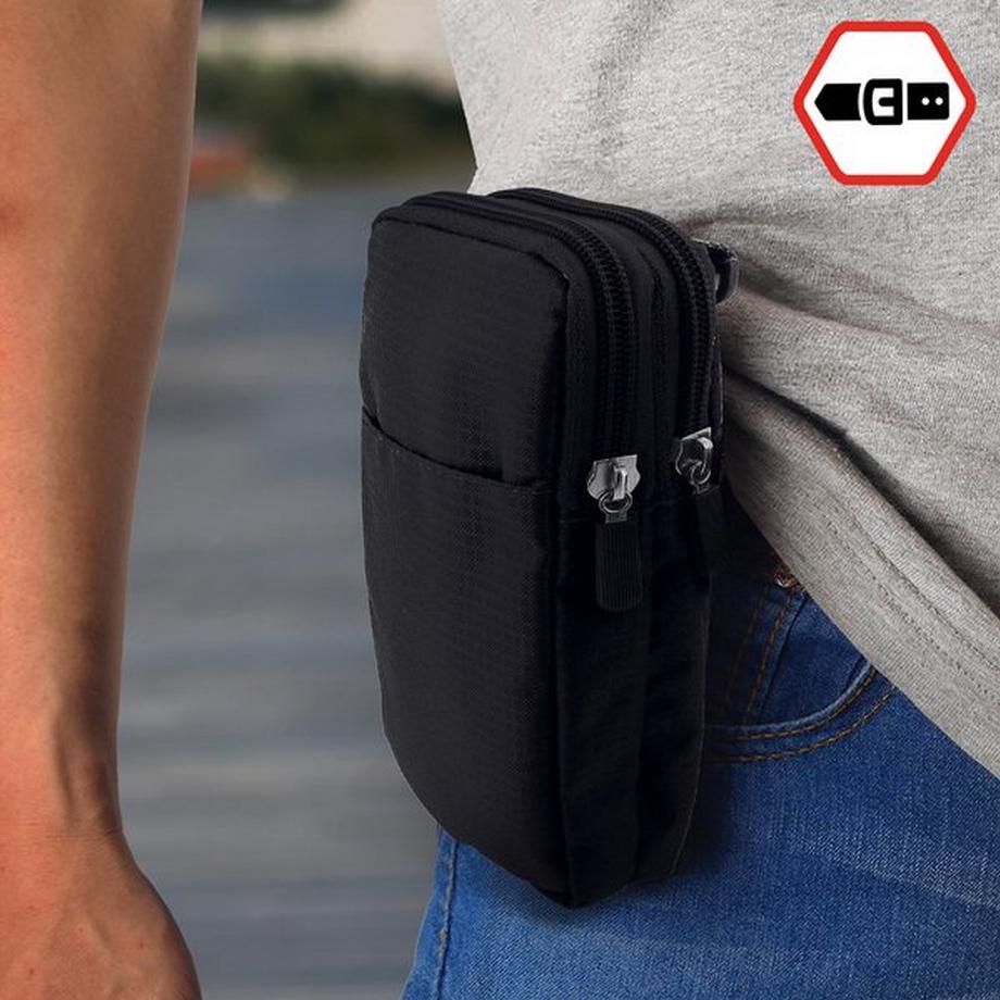 Avizar  Borsello da cintura + Moschettone 