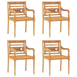 VidaXL set da pranzo da giardino Teak riciclato  