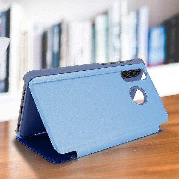 Avizar  Étui Folio Miroir Galaxy A50 Bleu 