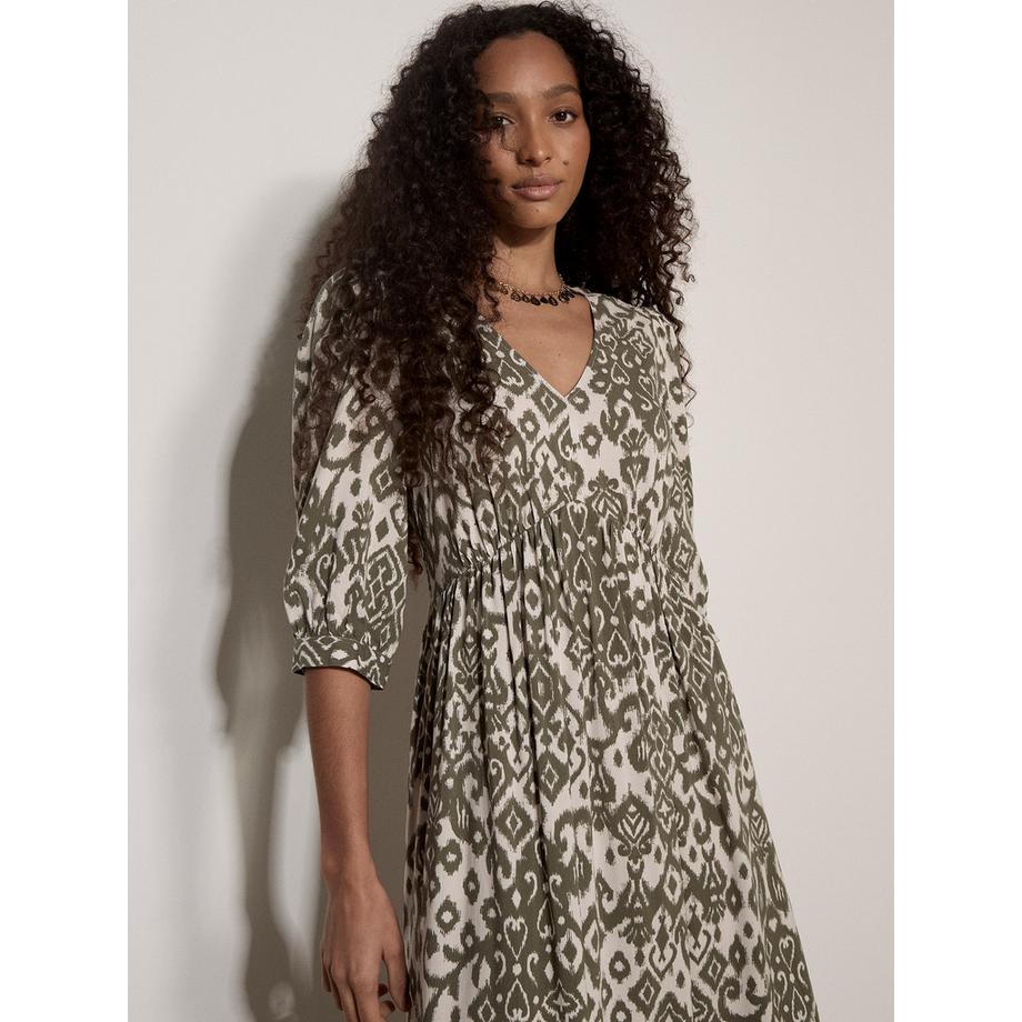 APRICOT Robe Midi Tapisserie Ikat  