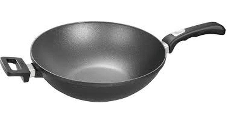 Image of Wokpfanne mit langem Griff "Nowo Induction" Ø 32 cm Wokpfanne mit langem Griff "Nowo Induction" Ø 32 cm