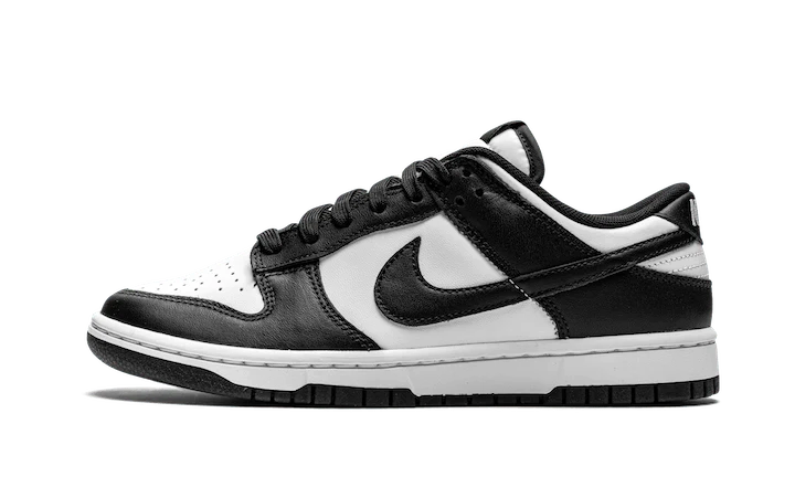 Image of Dunk Low Black White (gs) Damen Schwarz 40
