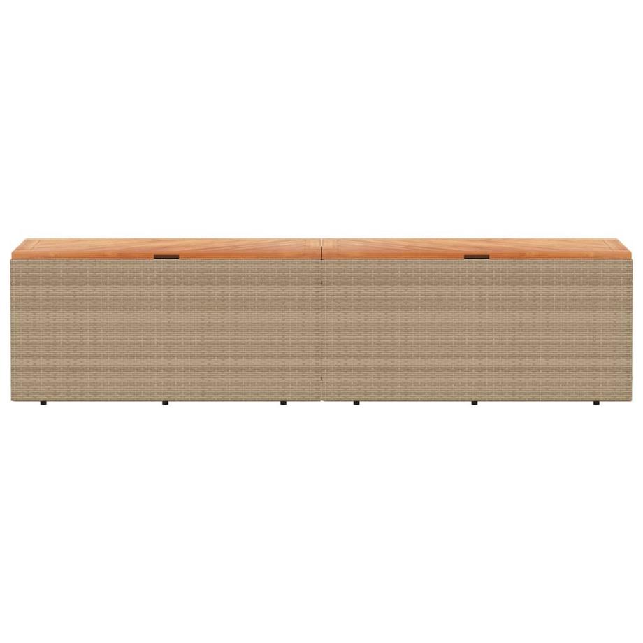 VidaXL Garten-auflagenbox poly-rattan  