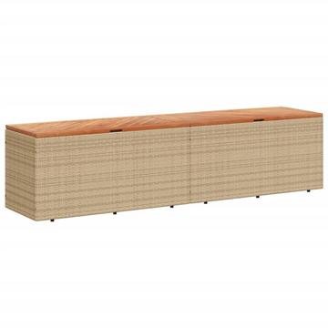 Garten-auflagenbox poly-rattan