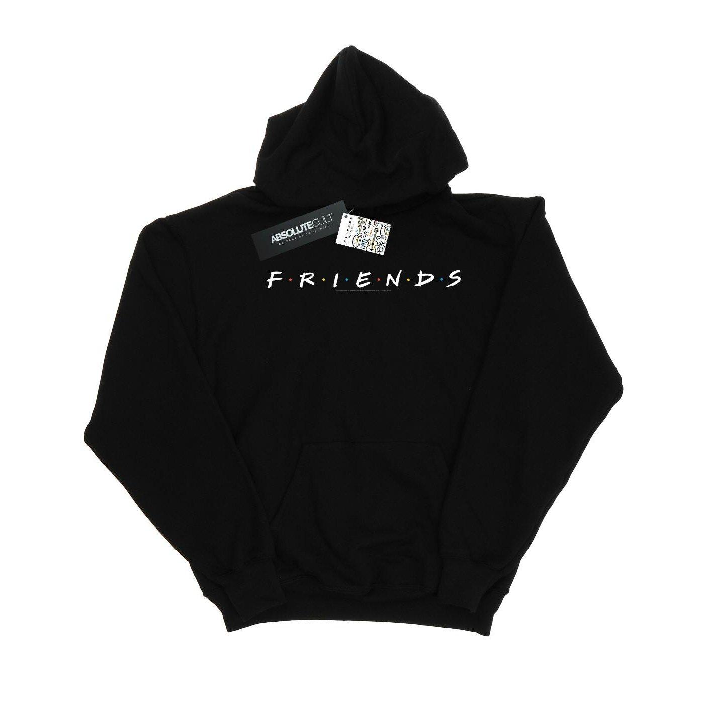 Image of Text Logo Kapuzenpullover Jungen Schwarz 140/146