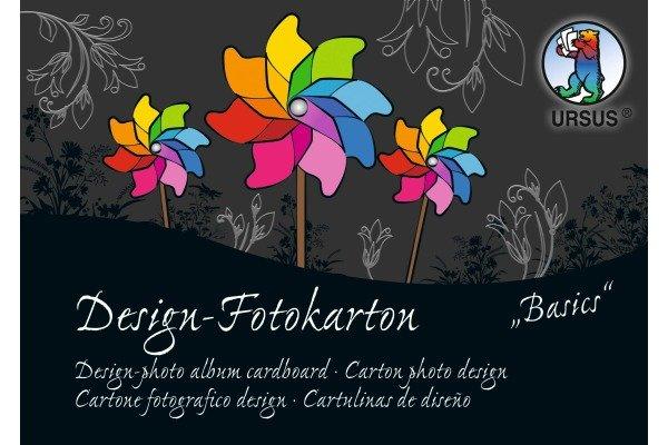 Image of URSUS Fotokarton-Block Basics A6 11416499SE 300g,60 Motive 60 Blatt URSUS Fotokarton-Block Basics A6 11416499SE 300g,60 Motive 60 Blatt