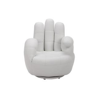 Vente-unique Fauteuil main pivotant CATCHY en simili  