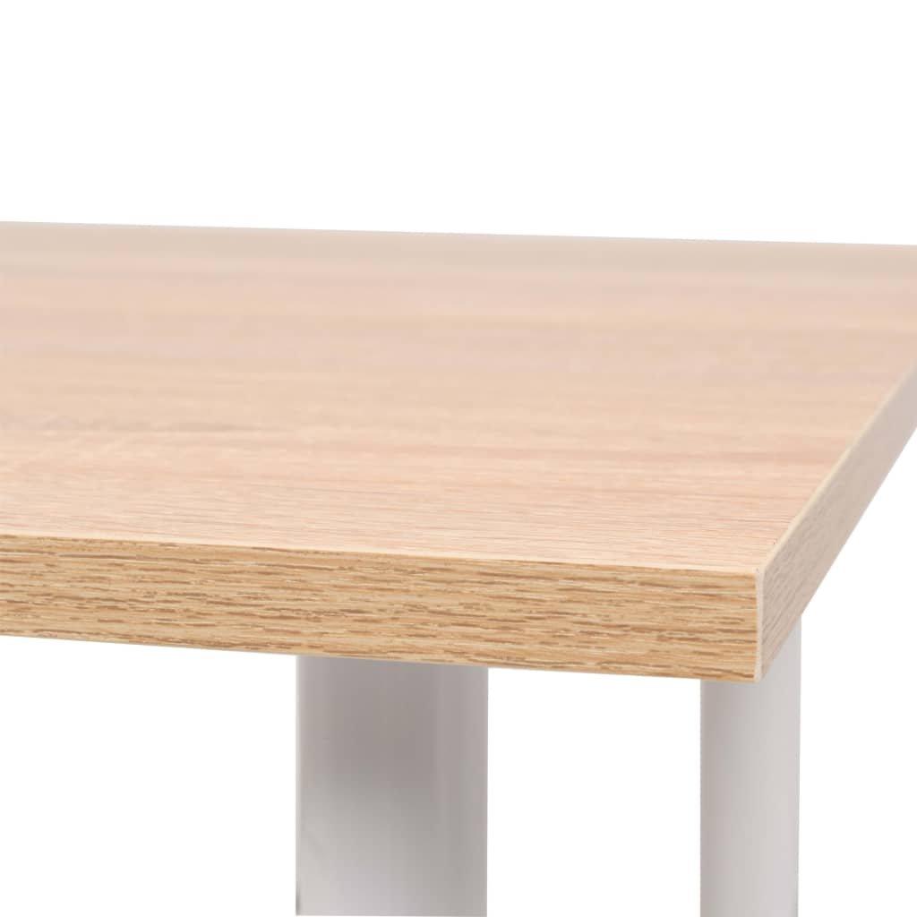 VidaXL Table à manger bois d'ingénierie  