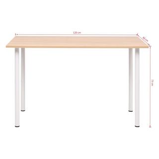 VidaXL Table à manger bois d'ingénierie  