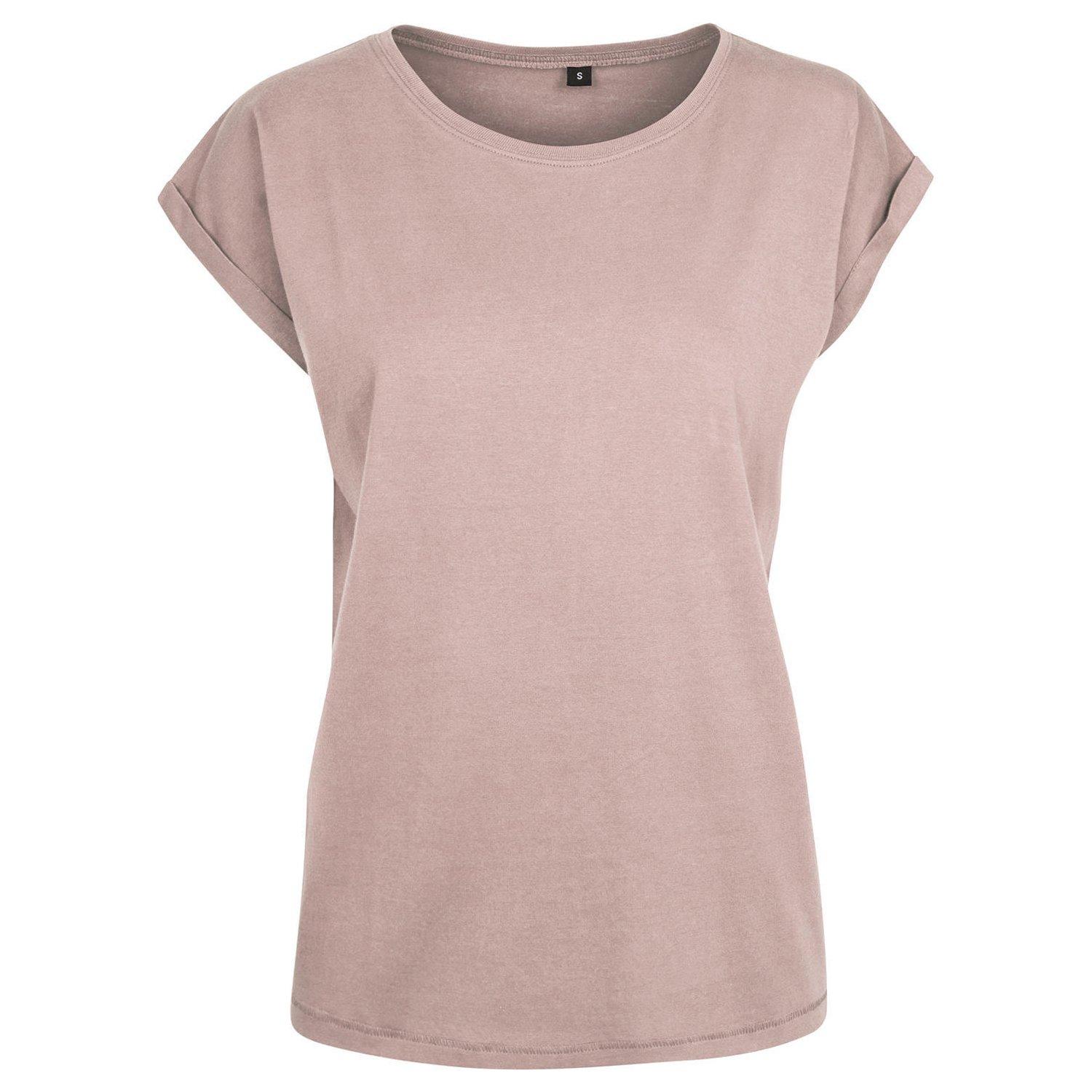 Image of Tshirt Überschnittene Schulter Damen Dusty Rose 4XL