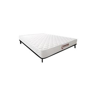 Vente-unique Ensemble 120 x 200 cm cadre à lattes + matelas mémoire de forme ép.15cm - PELOPS de DREAMEA  